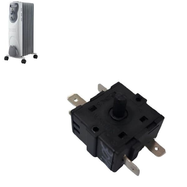CHAVE DIMER 3-POTÊNCIA BIV INTERRUPTOR P/AQUECEDOR A ÓLEO AO-01 110V / AO-02 220V - CONTROLADORA DE POTENCIA - foto 1 de 2