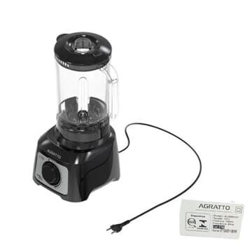 LIQUIDIFICADOR RESIDENCIAL 03,2LT TURBO-15 110V1200W-CONSUMO ALTA ROTAÇÃO VENTISOL AGRATTO ALIQ05N-01 - COPO PL CRISTAL