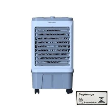 CLIMATIZADOR DE AR 016LT 110V130W VENTISOL VAZÃO-1.100M3/H ATÉ 20M2 UMIDIFICADOR PORTÁTIL CLIN16-01 3-VEL BCO/CZA