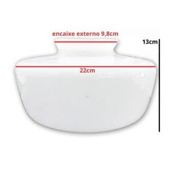 GLOBO *DIVERSOS MODELOS 98MM / 9,8CM VIDRO VENTILADOR IMPORTADO
