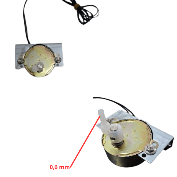 MOTOR GIRO DO OSCILANTE SWING CLIMATIZADOR ROTOPLAST 220V04W ROTO45 ROTO50 - SWING INFERIOR - VENTISOL CLIN35 CLIN60 CLIN80 - foto 1 de 2