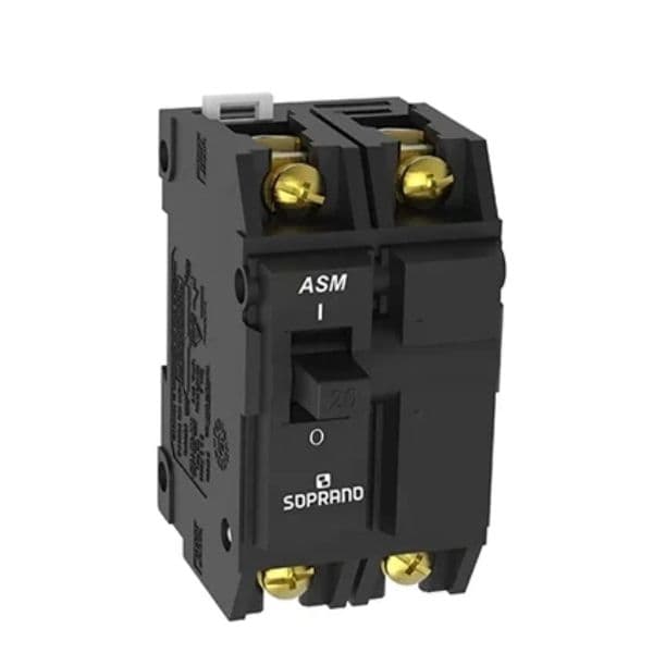 DISJUNTOR NEMA 15A 1T BIPOLAR - SOPRANO BIPOLAR - foto 1 de 1