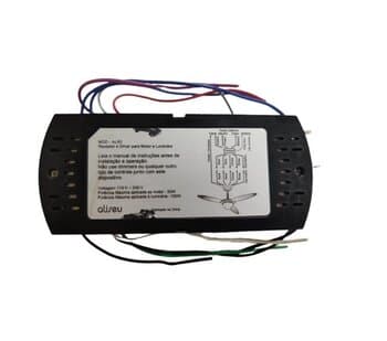MODULO RECEPTOR DO CONTROLE REMOTO VENTILADOR ALISEU TERRAL MOD-AL60 110-240V P.MAX.MT-50W P.MAX.LUM-100W - * RECEPTOR AUTO-VOLTS P/CONTROLE AL60 MOTO