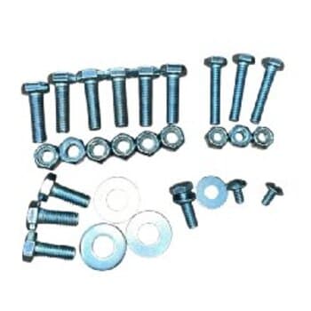 KIT DE PARAFUSO P/FIXAR HÉLICE GRADE REFORÇO DA GRADE X MOTOR VENTILADOR GRANJTEC GRANTEX DE 1-METRO VFP100CM - C/15-PARAFUSO 9-PORCAS 5-ARRUELAS