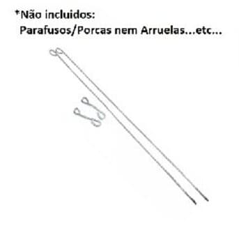 KIT REFORCO ESTIRANTE P/FIXAR GRADE NO MOTOR VENTILADOR AVIÁRIO VPF100CM GRANJTEC GRANTEX 1-METRO KIT-04 ITENS 2-ESTIRANTE+2-GANCHOS METAL GALVANIZADO