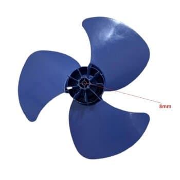 HELICE DE 40CM P/VENTILADOR ARNO 40CM 3PAS AZUL - E-08,0MM TRAVA CRUZETA S/TRAVA TRASEIRA - FD-40 VERSATILE MODERNA