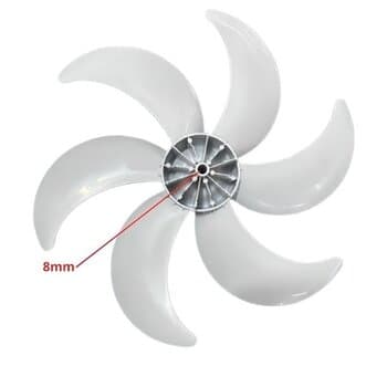 HELICE DE 30CM P/VENTILADOR BRITÂNIA 6PAS CINZA-ORIGINAL CENTRO+FUNDO E08,0MM PML S/TT B30 BVT30 BVT301 VENTUS 30 SIX TURBO - BRASTEMP PHILCO