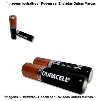 PILHA AAA - PILHA PALITO ESPECIAIS ALCALINAS - KIT C/02-UNIDADES