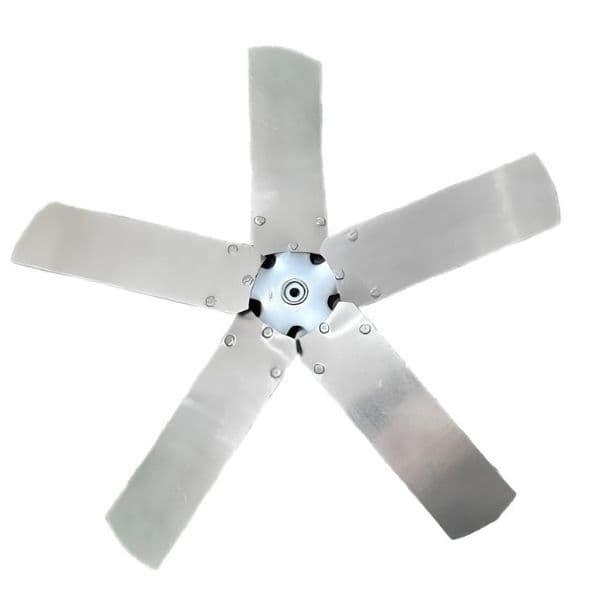 HÉLICE P/EXAUSTOR LOREN SID 60CM 5PÁS ALUMINIO - ENCAIXE F10,0MM C/CUBO C/PARAFUSO LATERAL - 60 580X5 FA F.10MM - foto 1 de 2