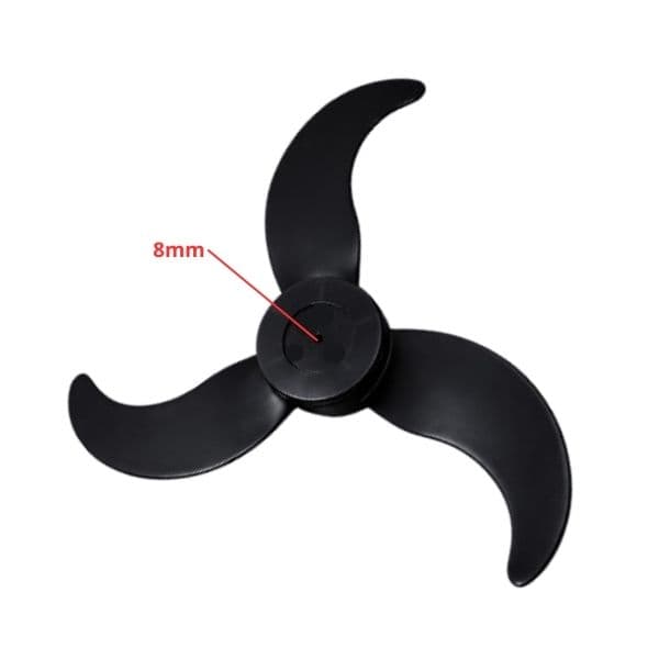 HELICE DE 60CM P/VENTILADOR SOLASTER GOAR ACAPULCO ECO/STANDAR 3PAS PRETA E08,0MM PRD C/TT - SERVE P/CLIMATIZADOR ATENAS FLORIPA - foto 1 de 3