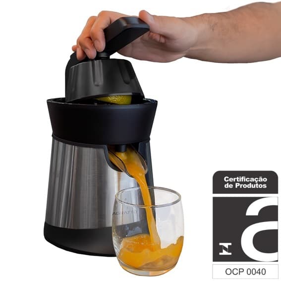 ESPREMEDOR DE FRUTAS VENTISOL AGRATTO 1PEQ INOX 110V 120W EXTRATOR - AEDF02I-01 - foto 1 de 6