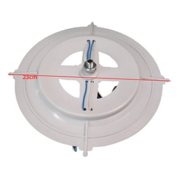 PLAFONIER P/GLOBO SPIRIT VENTILADOR DE TETO C/2-SOQUETES - SPIRIT 202 302 - foto 1 de 2