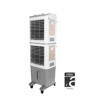 CLIMATIZADOR DE AR 060LT DUPLO 110V300W VENTISOL VAZÃO 09000M3/H ATÉ 070M2 UMIDIFICADOR CLIN60PROD-01 BR/CZ