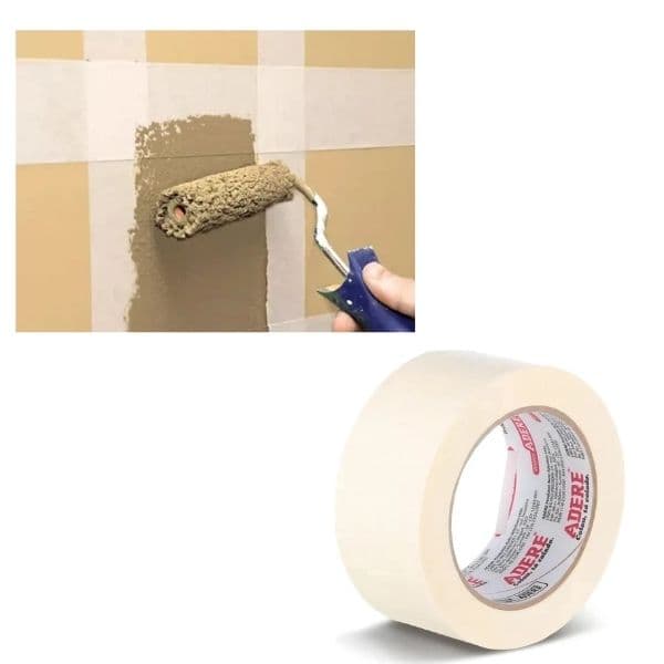 FITA ADESIVA CREP 48MM X 50MT ADERE - LARGA - foto 1 de 2