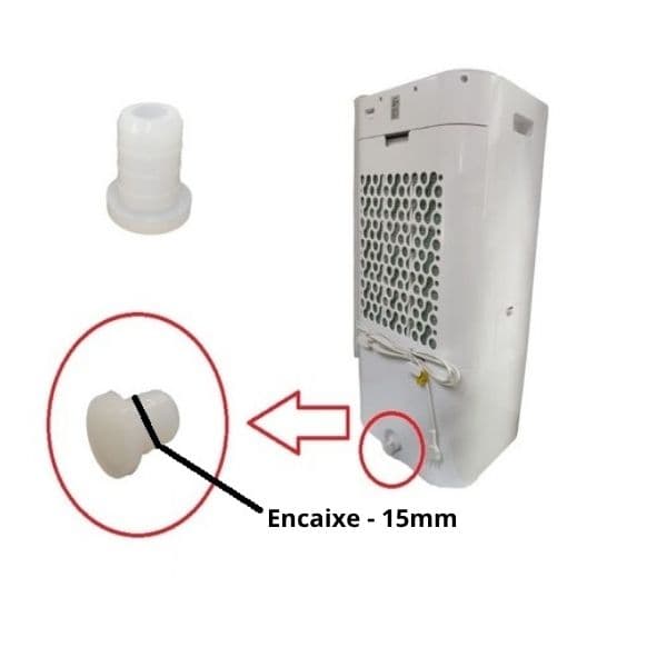 TAMPAO DO DRENO DO RESERVATORIO CLIMATIZADOR VENTISOL NOBILLE CLM20 LITROS 110/220VOLTS - BUJAO DRENO - *VENDIDA P/UNIDADE - foto 1 de 2