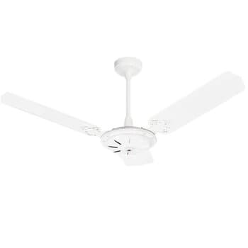 VENTILADOR DE TETO COMERCIAL VENTI-DELTA NEW ECO 110V130W07,5UF BRANCO 3PÁS METAL CHAVE 1T LDR C/REV 60HZ - SEM LUMINARIA P/AREA GOURMET