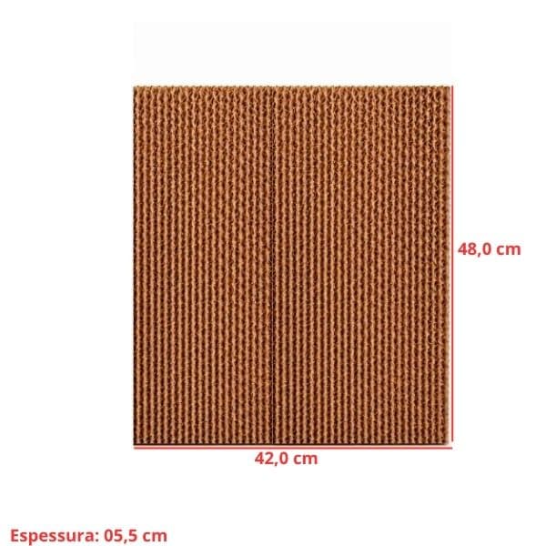 COLMEIA P/CLIMATIZADOR - ESP.05,5 X L42,0 X A048,0CM TRAS + 2-LAT 05,5XL21,0XA59,0CM - 03UN-KIT ULTRAAR ULTRA 45LT70LT 100LT - PAINEL EVAPORATIVO - foto 1 de 3