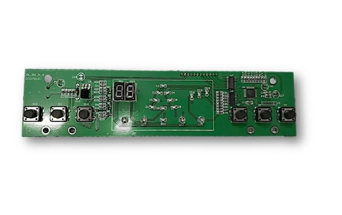 Placa Central de Comando 220V Painel LED de Funcoes Climatizador Mega Brisa MB70 MC70 - Placa de Circuitos LEDs 220Volts