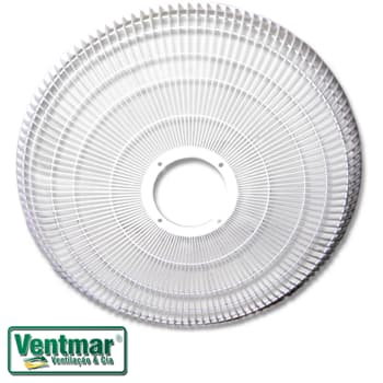 GRADE P/VENTILADOR 50CM ARGE STYLO TWISTER PLÁSTICA BRANCA 01UN COL/MESA/PAREDE -DIANTEIRA OU TRASEIRA-*VENDIDA P/UNIDADE