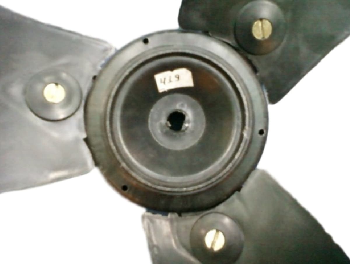 HELICE DE 60CM P/VENTILADOR SOLASTER GOAR 60CM ACAPULCO PLUS - PRETA HEL-3PAS E12,0MM PML S/T.TRASEIRA - foto 1 de 5