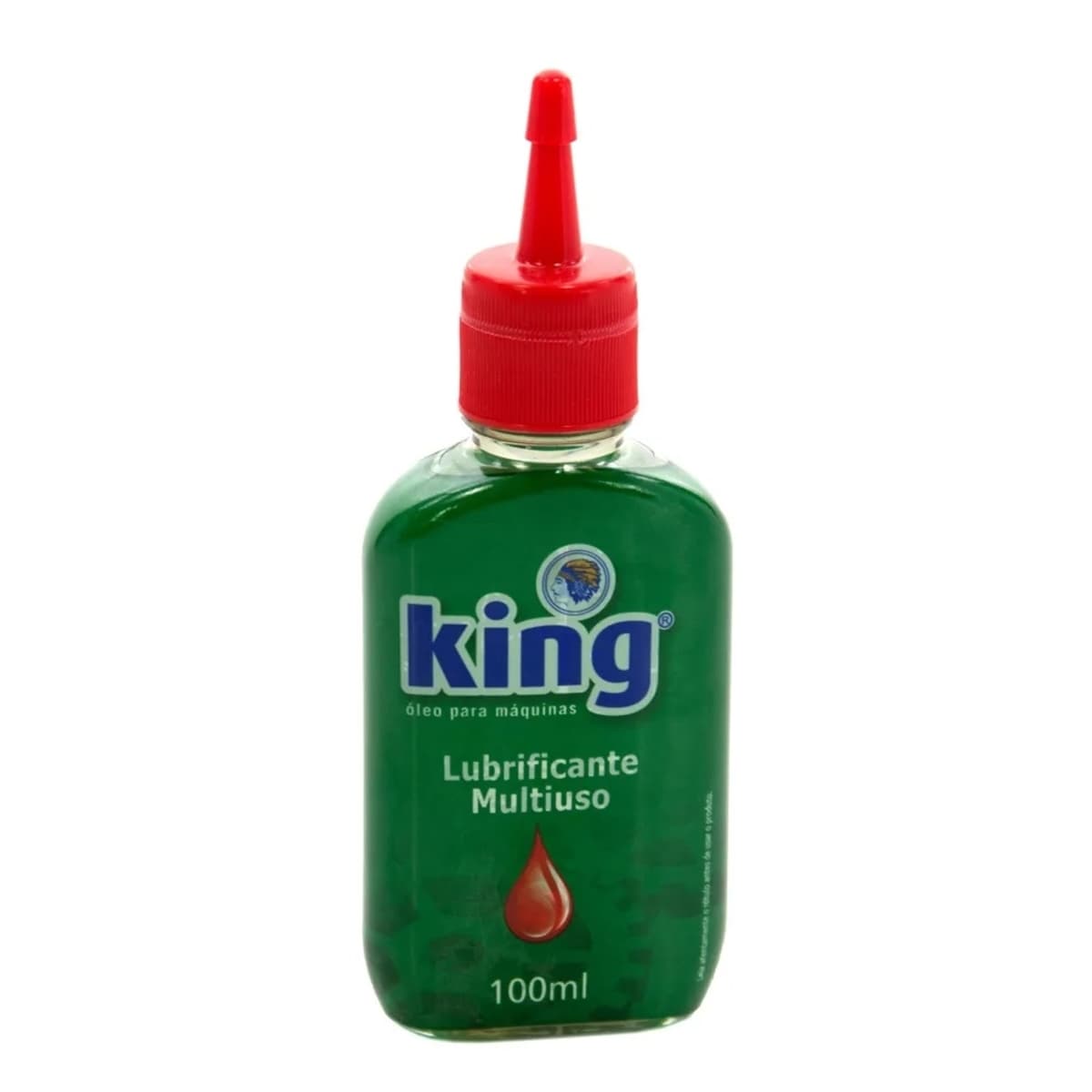 OLEO LUBRIFICANTE KING MULTIUSO 100ML - P/MAQUINAS DE COSTURA - LUBRIFICAR DOBRADIÇAS, ETC... - foto 1 de 1