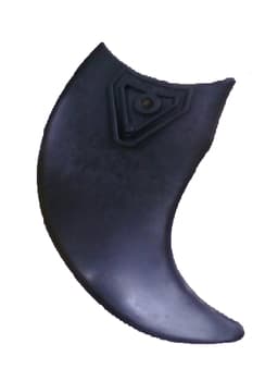 PA ORELHA DA HELICE DO VENTILADOR SOLASTER GOAR BARCELONA 50CM - PA PLASTICA COR PRETA -*VENDIDA P/UNIDADE