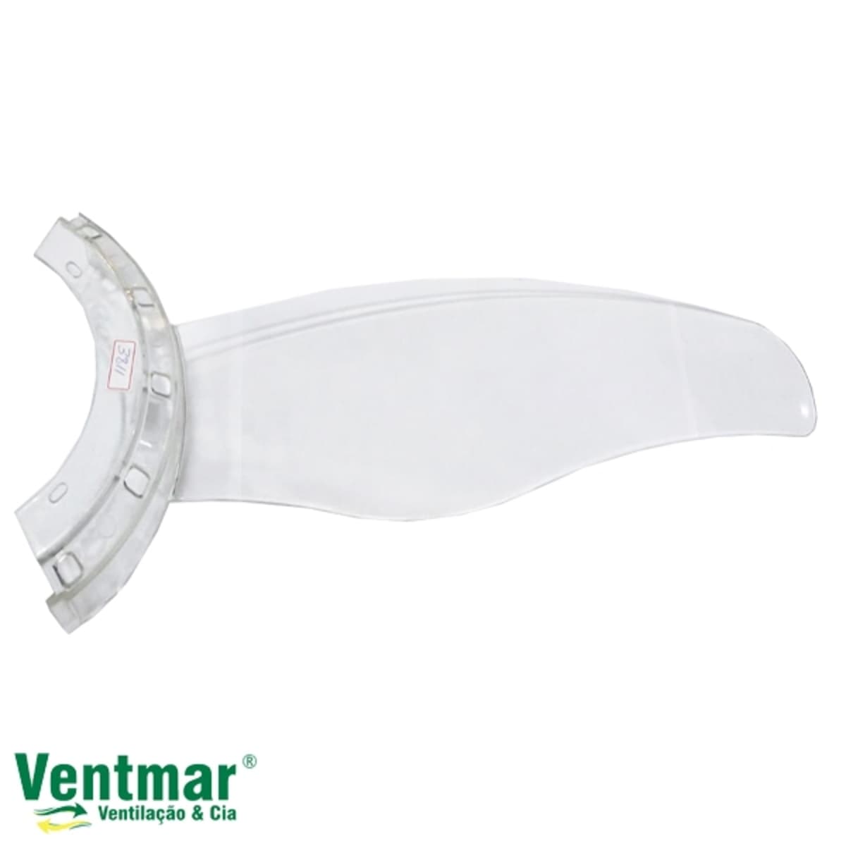 PÁ HÉLICE P/VENTILADOR DE TETO ALISEU GEO CRISTAL - PLÁSTICA TRANSPARENTE -*SALDÃO SEMI-NOVA* - *VENDIDA P/UNIDADE - foto 1 de 3
