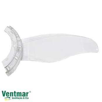 PÁ HÉLICE P/VENTILADOR DE TETO ALISEU GEO CRISTAL - PLÁSTICA TRANSPARENTE -*SALDÃO SEMI-NOVA* - *VENDIDA P/UNIDADE