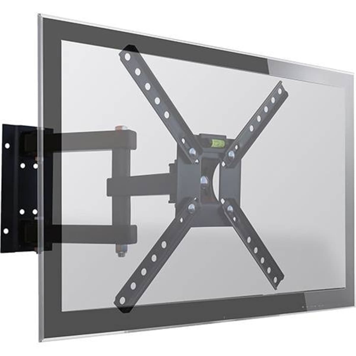 SUPORTE P/FIXAR TV NA PAREDE - MODELO TRI-ARTICULADO COM INCLINAÇÃO P/TV LED, LCD, PLASMA, 3D E SMART DE 10 ATÉ 55" - foto 1 de 4