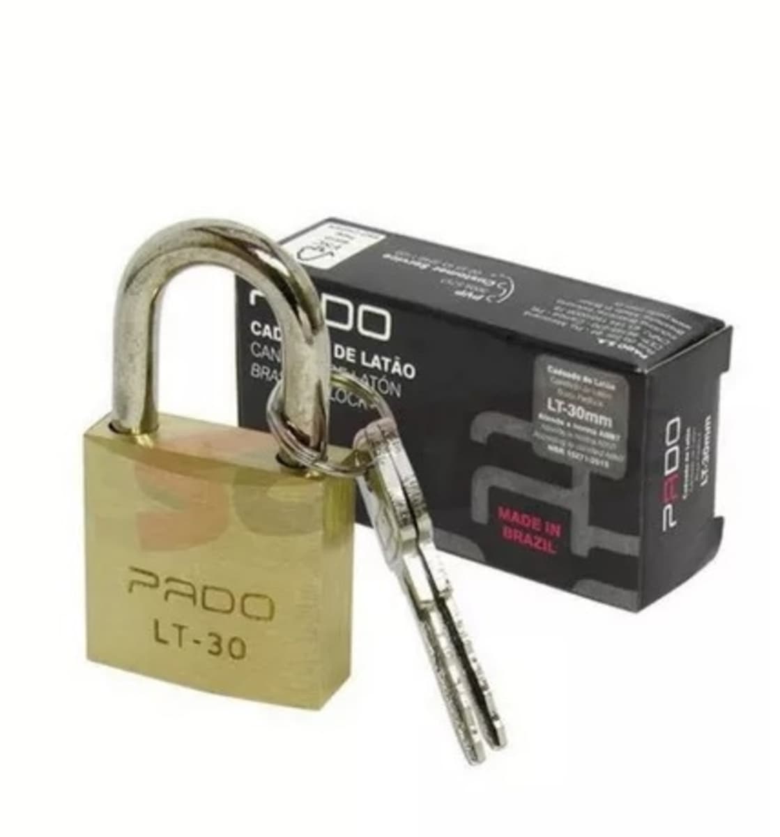 CADEADO CR30 PADO / PAPAIZ / SOPRANO - CADEADO 30MM - SERá ENVIADO A PEçA DA MARCA DISPONíVEL EM NOSSO ESTOQUE. - foto 1 de 2