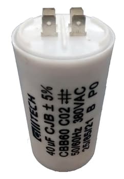 CAPACITOR 040,0UF 4POLOS RD 380VAC - CAPACITOR DE PARTIDA