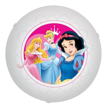 LUMINáRIA PARA VENTILADOR DE TETO - MODELO INFANTIL PLAFON PRINCESAS 02 LâMPADAS