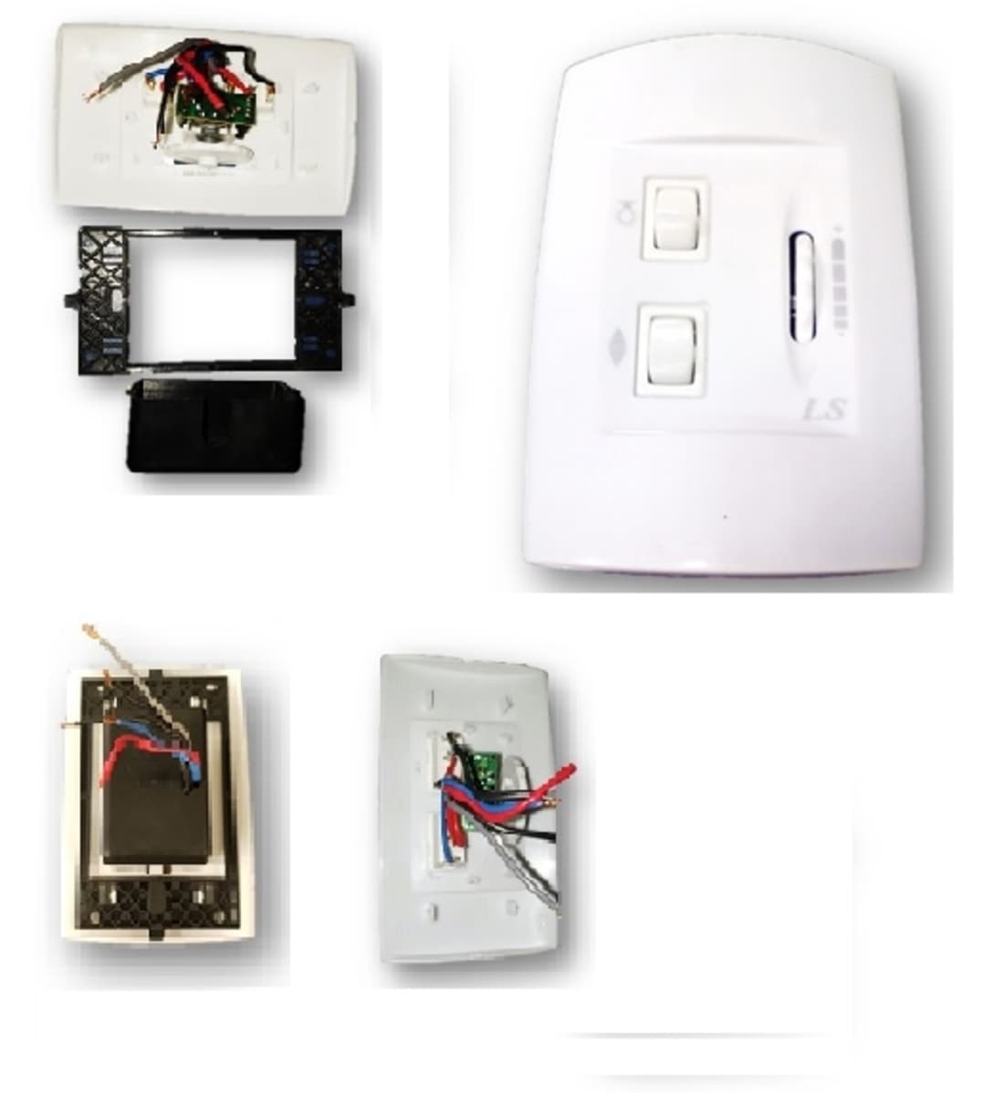 CHAVE PARA VENTILADOR DE TETO ARGE LATINA LOREN SID - DIMER ROTATIVO BIV200W C/TECLA LIGA/DESLIGA/REVERTE + TECLA P/LâMPADA - foto 1 de 3