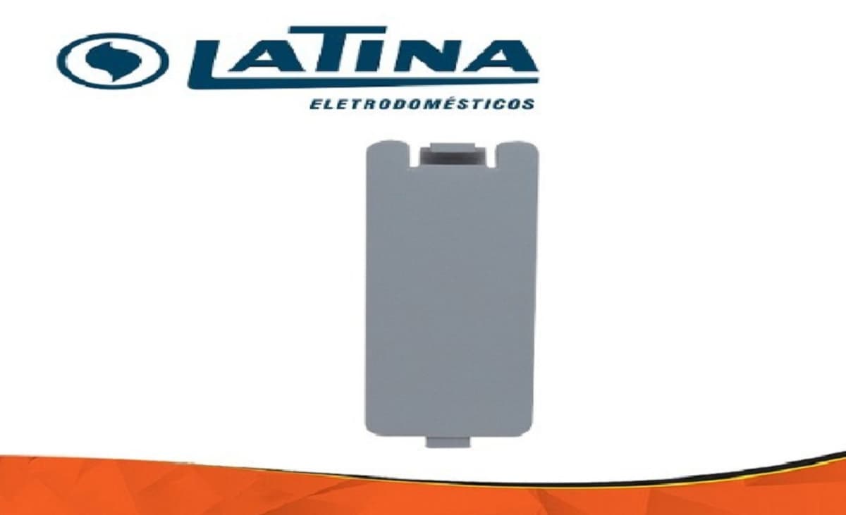 TAMPA DA PILHA CONTROLE REMOTO DO VENTILADOR DE TETO LATINA - VT673 - VT675 - NCR - TAMPA DO COMPARTIMENTO DA PILHA - foto 1 de 3