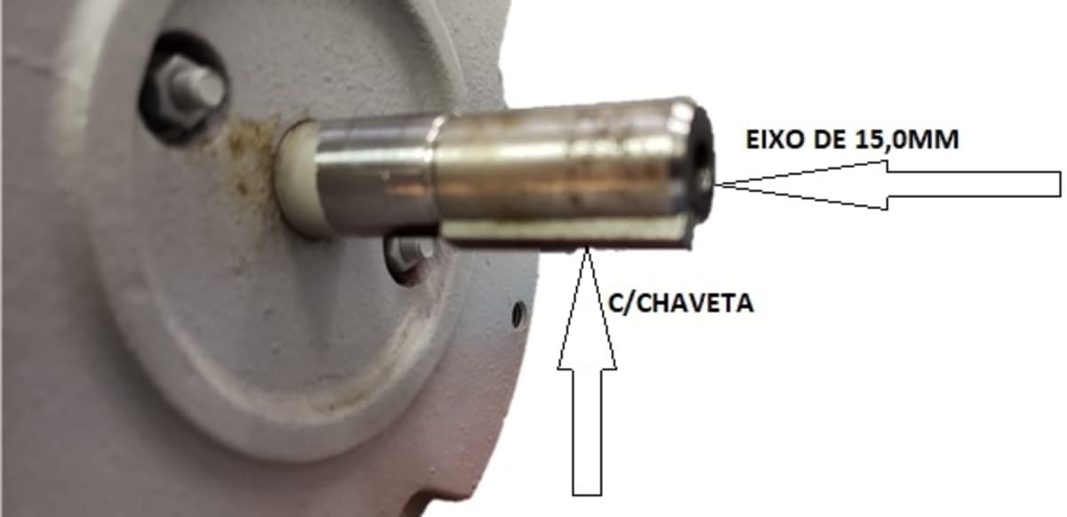 MOTOR P/CLIMATIZADOR CLIMATTIZE 220V20,0UF - FIX PLUS INDUSTRIAL 1/2CV 840RPM - LADO/HÉL G/H E-15,0MM - INDUÇÃO MONOFÁSICO - foto 1 de 3