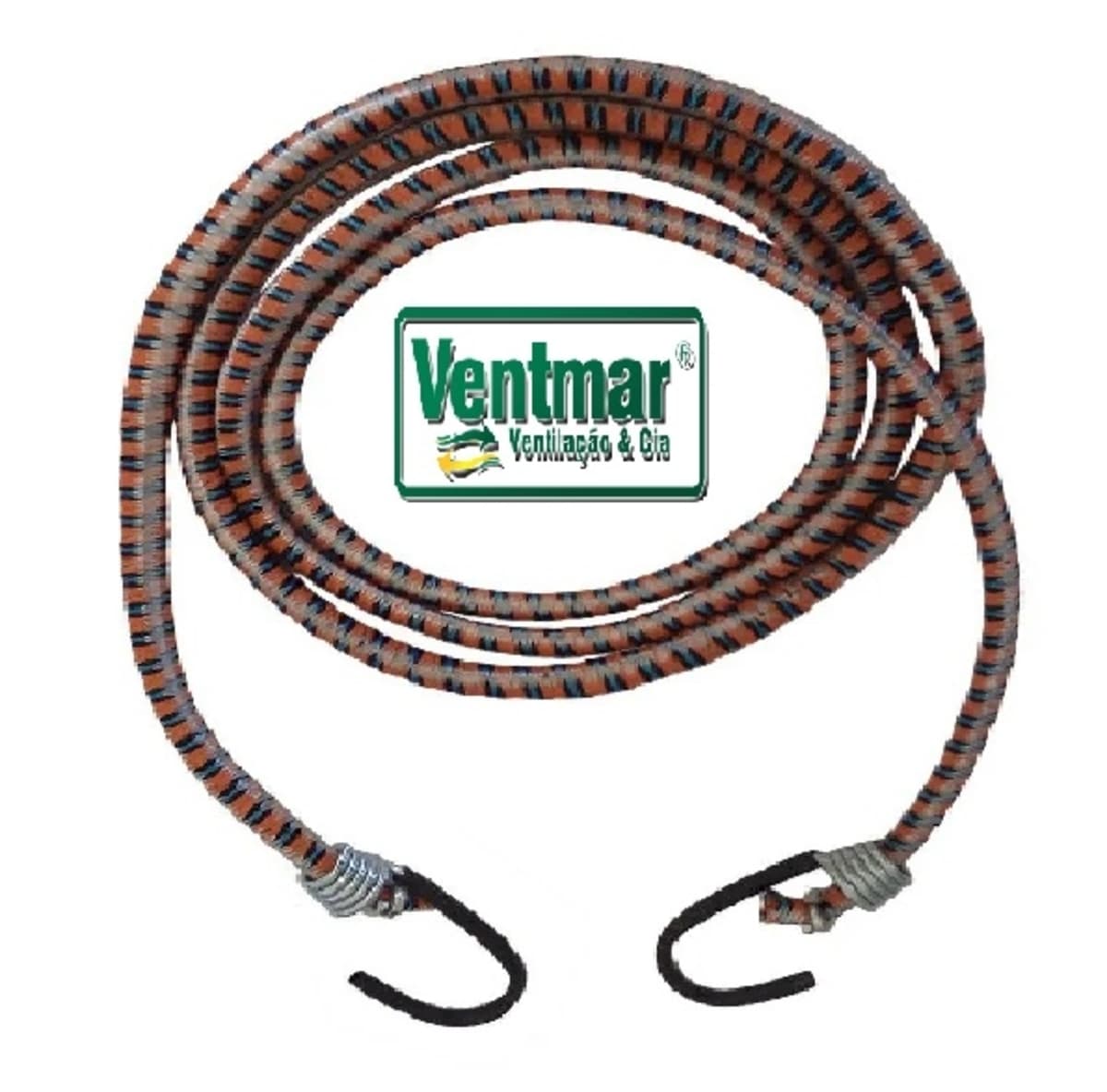 EXTENSOR P/BAGAGEIRO DE CARGA 1,5-MTX10MM GANCHOS METAL - 01-UN - PREÇO P/UNIDADE - ELÁSTICO P/BAGAGEIRO DE MOTO - foto 1 de 3