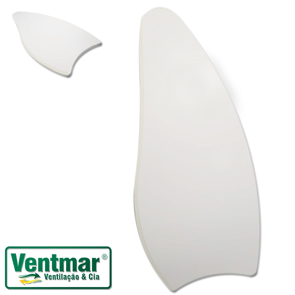 PÁ HÉLICE P/VENTILADOR DE TETO - MDF FOLHA BRANCA SEM FURAÇÃO MONTA EM DIVERSOS VENTILADORES VENTI-DELTA LOREN SID ARGE *VENDIDA P/UNIDADE - foto 1 de 4