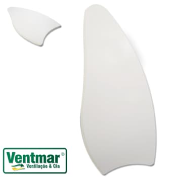 PÁ HÉLICE P/VENTILADOR DE TETO - MDF FOLHA BRANCA SEM FURAÇÃO MONTA EM DIVERSOS VENTILADORES VENTI-DELTA LOREN SID ARGE *VENDIDA P/UNIDADE