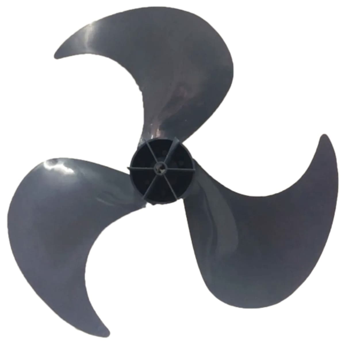 HELICE DE 30CM P/VENTILADOR ARNO TURBO SILENCIO 30CM 3PAS PL PRETA - ENCAIXE CRUZETA DIANTEIRA E08,0MM SEM T/TRASEIRA - ARNO TS - DIAMETRO 28CM PRETA - foto 1 de 3