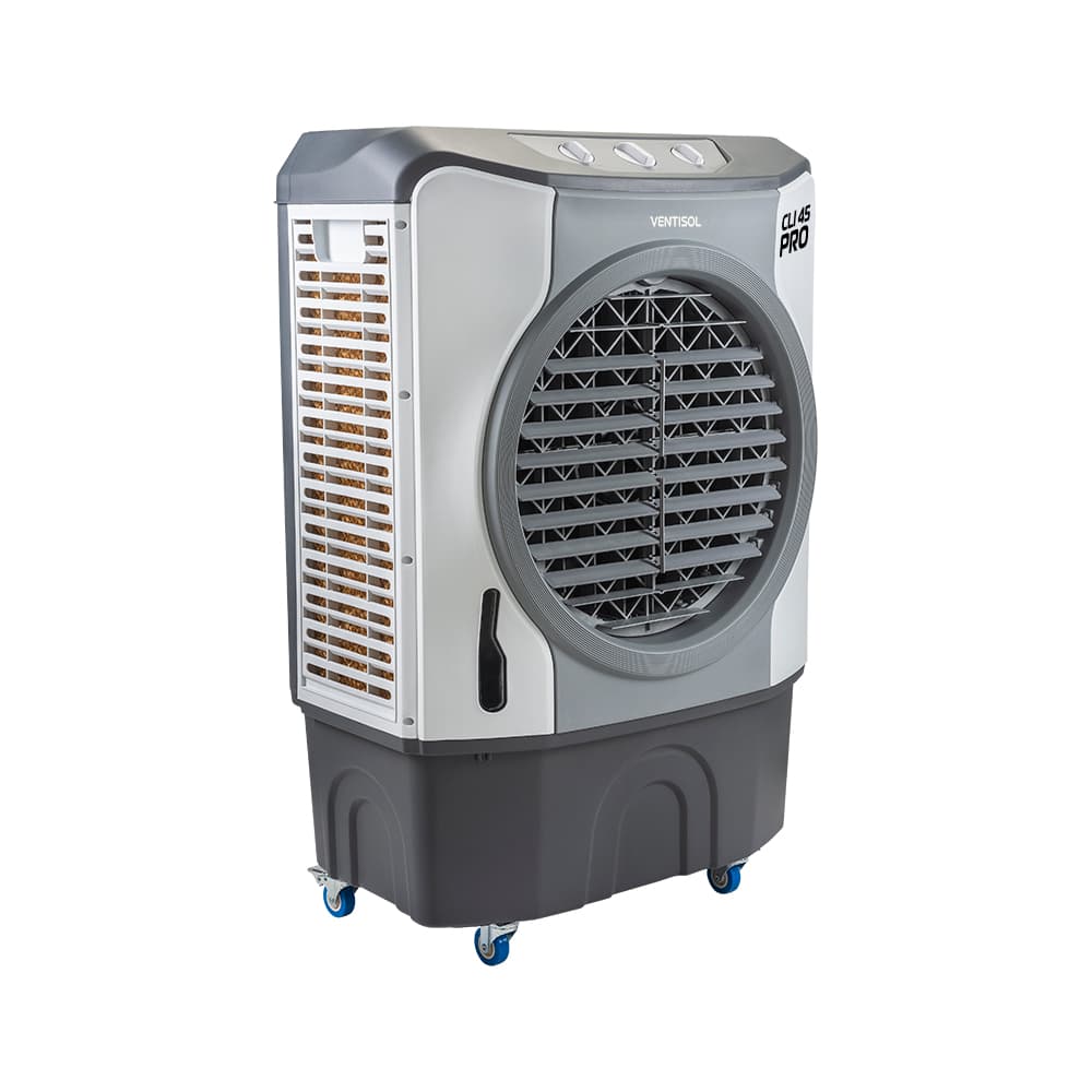 CLIMATIZADOR DE AR 045LT VENTISOL 220V210W VAZAO-4.500M3/H ATÉ 50M2 UMIDIFICADOR PORTÁTIL CLI45PRO/PRO2 3VEL CZA3 - foto 1 de 6