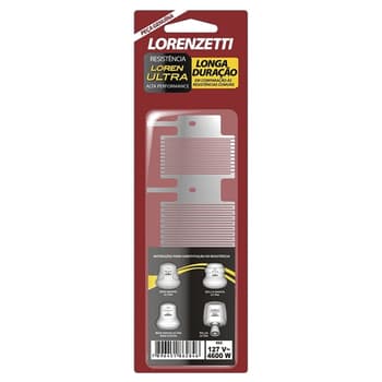 RESISTENCIA CHUVEIRO LORENZETTI 110V 4600W 0653T MAXI BANHO ULTRA - BELLO BANHO ULTRA - MAXI DUCHA ULTRA E RELAX ULTRA