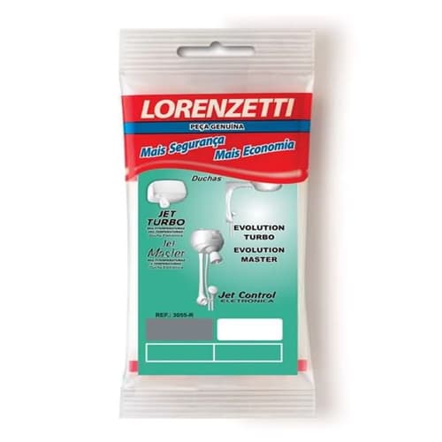 RESISTENCIA CHUVEIRO LORENZETTI 220VOLTS 7500W 3055R DUCHA TURBO JET DUCHA TURBO JET MASTER - DUCHA EVOLUTION - foto 1 de 2