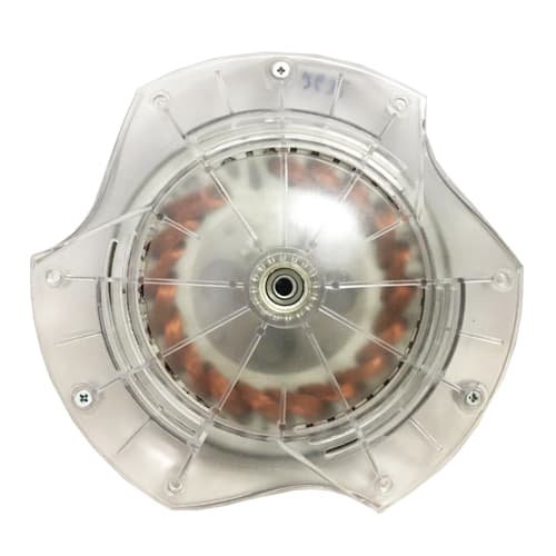 MOTOR P/VENTILADOR DE TETO SPIRIT 300 301 302 3PAS 110V09,0UF CRISTAL - MODELO 3PAS 300 301 302 COM ROSCA P/LUMINARIA - foto 1 de 2