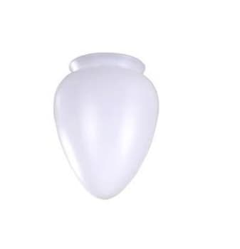 GLOBO CUPULA PÊRA PL P/LUMINARIA VENTILADOR DE TETO - GLOBO PLASTICO PERA - TAMANHO PADRAO - ENCAIXE 10CM / 101MM