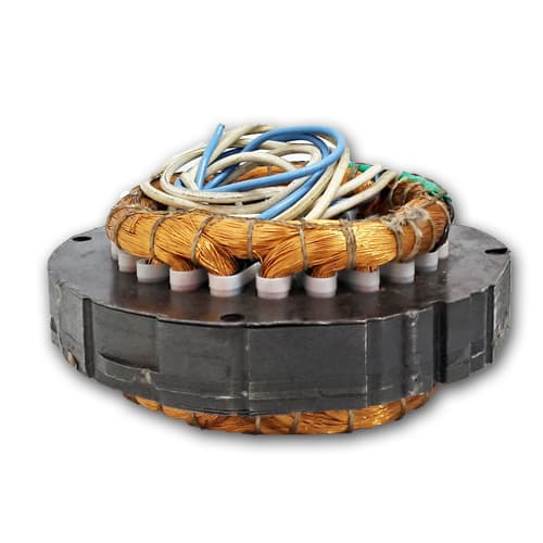ESTATOR BOBINADO MOTOR EXAUSTOR VENTI-DELTA 50CM 220V04,0UF REBOBINADO C/FIO COBRE - USAR C/CAP.04,0UF - ESP.DO FERRO 00,0MM/DIâM.EXTERNO 00,0CM - foto 1 de 2