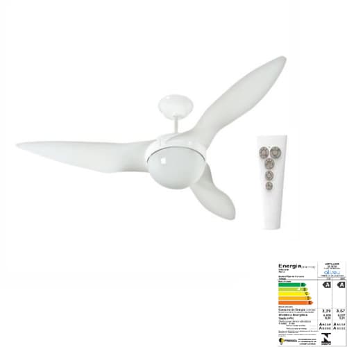 VENTILADOR DE TETO ALISEU TERRAL 110V150W BRANCO LUM.P/2-LAMP CONTROLE REMOTO 3VEL - MAIOR VENTILACAO+SILENCIOSO *CONSUMO A - foto 1 de 3