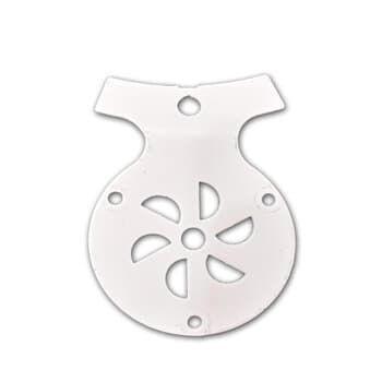 GARRA SUPORTE DE PÁ HÉLICE VENTILADOR DE TETO LOREN SID M1 M2 BRANCA - VENDIDA P/UNIDADE - NÃO ACOMPANHA PARAFUSOS+PORCAS