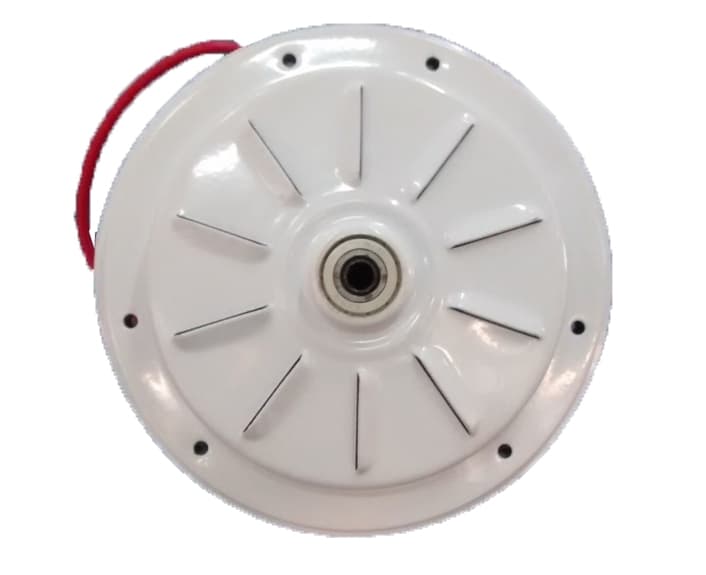 MOTOR P/VENTILADOR DE TETO VENTISOL NEW WIND LIGHT 3-PÁS 110V05,0UF 130W BRANCO C/ROSCA P/LUMINÁRIA - AIRES EASY FÊNIX PETIT SUNNY - foto 1 de 3