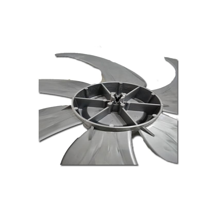 HELICE DE 50CM P/VENTILADOR LOREN SID 50CM 6PÁS CINZA PRD F-10,0MM C/TRAVA TRASEIRA TURBO 50 M2 - VITALEX 50CM 6PAS - 430X6I PR F.10,0MM - foto 1 de 2