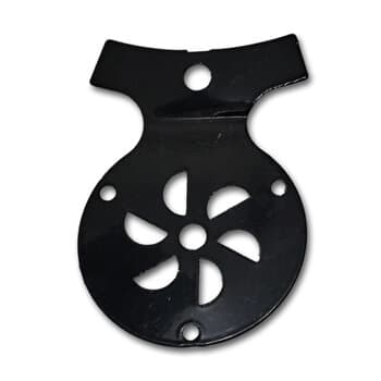 GARRA SUPORTE DE PÁ DO VENTILADOR DE TETO LOREN SID M1 M2 PRETA - VENDIDA P/UNIDADE - NÃO ACOMPANHA PARAFUSOS+PORCAS